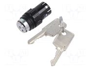 Switch: body; 16mm; Stabl.pos: 3; IP65; 61; Pos: 2; plastic EAO