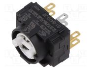 Contact block; 61; -25÷55°C; Leads: connectors; Contacts: NC + NO EAO