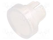 Actuator lens; 22mm; 61; transparent; plastic; Ø15.8mm EAO