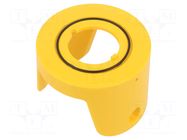 Protective cap; 22mm; 84; -25÷55°C; Ø: 50mm; plastic; Body: yellow EAO
