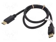 Cable; DisplayPort plug,HDMI plug; 2m; black Goobay