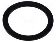 Gasket; NBR caoutchouc; Thk: 1.5mm; Øint: 30.5mm; M32; black TE Connectivity