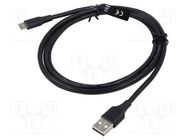 Cable; USB 2.0; USB A plug,USB B micro plug; nickel plated; 1.5m VENTION