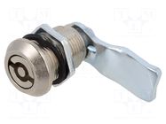 Lock; zinc and aluminium alloy; Key code: D5 RST ROZTOCZE