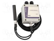 Converter: temperature and humidity; 0÷100%RH; -40÷85°C; 24VAC EVIKON