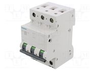 Circuit breaker; 230/400VAC; Inom: 0.5A; Poles: 3; Charact: C; 10kA SIEMENS