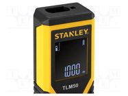 Distance meter; LCD; 0.15÷15m; Meas.accur: ±3mm; Resol: 0,001m STANLEY