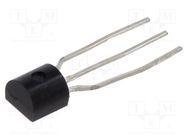 Transistor: NPN; bipolar; 400V; 0.3A; 0.625W; TO92 ONSEMI