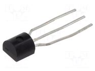 Transistor: NPN; bipolar; 400V; 0.3A; 0.625W; TO92 Formed ONSEMI