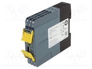 Module: safety relay; 24VDC; for DIN rail mounting; 3SK1; IP20 SIEMENS