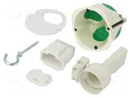 Enclosure: junction box; Ø: 71mm; Z: 49mm; plaster embedded; IP40 SCHNEIDER ELECTRIC