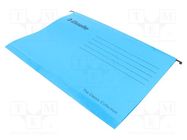 Hanging folder; blue ESSELTE