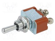 Switch: toggle; Pos: 3; SP3T; ON-OFF-ON; 6A/250VAC; 20A/30VDC; S NKK SWITCHES