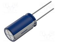 Capacitor: electrolytic; THT; 10uF; 25VDC; Ø4x7mm; ±20%; 2000h SAMWHA