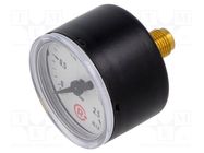 Manometer; 0÷2.5bar; 40mm; non-aggressive liquids,inert gases PNEUMAT