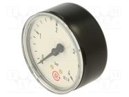 Manometer; 0÷4bar; 63mm; non-aggressive liquids,inert gases PNEUMAT