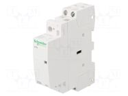 Contactor: 1-pole installation; 25A; 230÷240VAC; NO; IP20; ICT SCHNEIDER ELECTRIC
