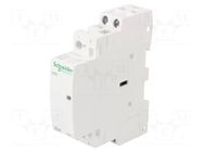 Contactor: 2-pole installation; 25A; 230÷240VAC; NO x2; IP20; ICT SCHNEIDER ELECTRIC