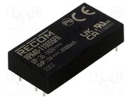 Converter: DC/DC; 40W; Uin: 36÷160V; Uout: 5VDC; Iout: 8A; 2"x1" RECOM