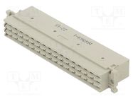 Plug; DIN 41612; w/o contacts,type F; female; PIN: 48; d+b+z TE Connectivity