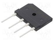 Bridge rectifier: single-phase; Urmax: 1kV; If: 40A; Ifsm: 550A SHINDENGEN