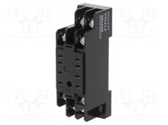 Socket; PIN: 8; 5A; 277VAC; for DIN rail mounting; screw terminals AMPHENOL ANYTEK