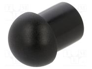 Stopper; polyamide; black; Entrelec; Ø: 12mm; -20÷100°C; Size: 16 TE Connectivity