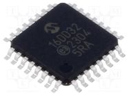 IC: AVR microcontroller; TQFP32; 1.8÷5.5VDC; Ext.inter: 27; Cmp: 1 MICROCHIP TECHNOLOGY