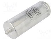 Capacitor: polypropylene; motors, run; 55uF; 470V; Ø50x133mm; ±5% KEMET