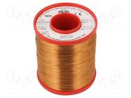 Coil wire; single coated enamelled; 0.3mm; 1kg; -65÷180°C INDEL