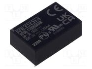 Converter: DC/DC; 6W; Uin: 36÷160V; Uout: 5VDC; Iout: 1.2A; DIP24 RECOM