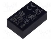 Converter: DC/DC; 3W; Uin: 36÷160VDC; Uout: 12VDC; Uout2: 12VDC RECOM