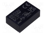 Converter: DC/DC; 10W; Uin: 36÷160V; Uout: 12VDC; Uout2: 12VDC; DIP24 RECOM