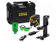 Laser level; Meas.accur: ±3mm @ 0÷10m; 30m; Laser class: 2; IP54 STANLEY