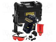 Laser level; Meas.accur: ±3mm @ 0÷10m; 20m; Laser class: 2; IP54 STANLEY