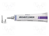 Paint; violet; SECURITY CHECK ORIGINAL; 20÷70°C MARKAL