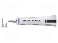 Paint; black; SECURITY CHECK ORIGINAL; 20÷70°C MARKAL