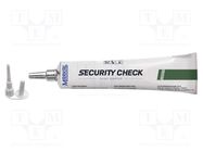 Paint; green; SECURITY CHECK ORIGINAL; 20÷70°C MARKAL