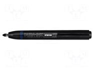 Marker: permanent; black; Dura-Ink 20; Tip: round MARKAL