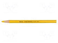 Marker: pencil; yellow; CHINA MARKER; Tip: cone MARKAL