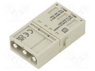 Connector: HDC; module; male; Han-Modular®; PIN: 3; push-in; 40A HARTING