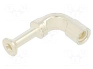 Contact; female; copper alloy; silver plated; 10mm2; crimped; 120A HARTING