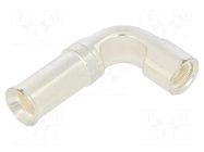 Contact; female; copper alloy; silver plated; 25mm2; crimped; 120A HARTING