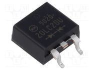 Diode: rectifying; SMD; 200V; 20A; 35ns; STO220 (SC83 similar) SHINDENGEN