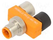 Adapter; 75VDC; 60VAC; 4A; VK; IP67; Indication: LED; -25÷90°C IPF ELECTRONIC