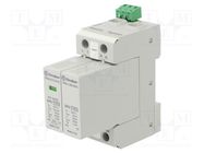 Surge arrester; Type 1+2; Poles: 1+NPE; 50kA; -40÷80°C; IP20 FINDER