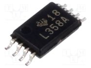 IC: operational amplifier; 0.7MHz; Ch: 2; TSSOP8; tube; IB: 200nA TEXAS INSTRUMENTS