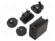 Power supply: switching; mains,plug-in; 4.5VDC,; 5A; 65W; 81.39% POS