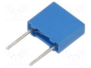 Capacitor: polyester; 0.22uF; 40VAC; 63VDC; 5mm; ±10%; -55÷125°C EPCOS