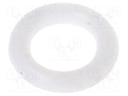 O-ring gasket; silicone; Thk: 1mm; Øint: 3mm; white; -60÷160°C ORING USZCZELNIENIA TECHNICZNE